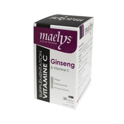 Maelys Ginseng et Vitamine C - 30 Gélules | LE PARA