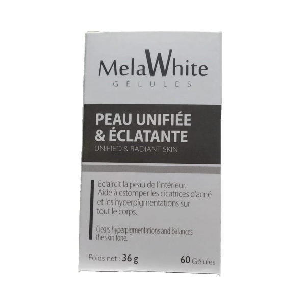 MelaWhite Peau Unifiée et Éclatante - 60 Gélules