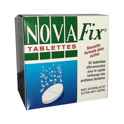 Novafix 32 Tablettes Effervescentes Prothèses | LE PARA