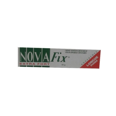Novafix Crème Adhésive 40g pour prothèse dentaire