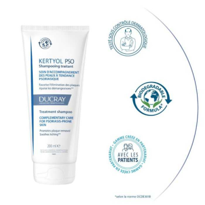 DUCRAY - Kertyol pso shampoing traitant 200 ml | LE PARA