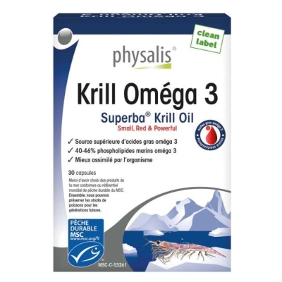 Physalis Krill Omega 3 - 30 Capsules | LE PARA