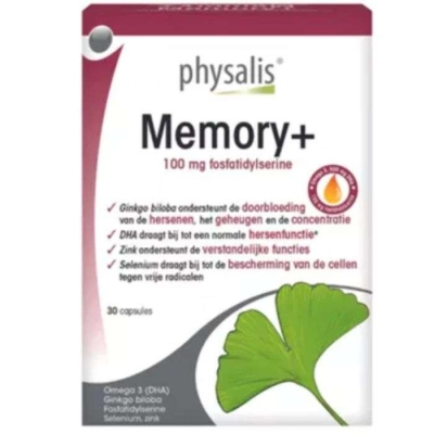 Physalis Memory+ 100mg - 30 Capsules | LE PARA