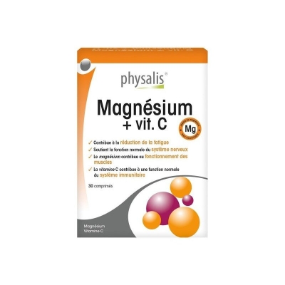 Physalis Magnésium + Vitamine C - 30 Comprimés | LE PARA