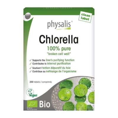 Physalis Chlorella + Spirulina Bio - 200 comprimés | LE PARA
