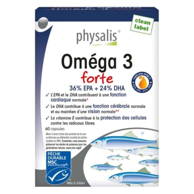 Physalis Omega 3 Forte 60 capsules | LE PARA