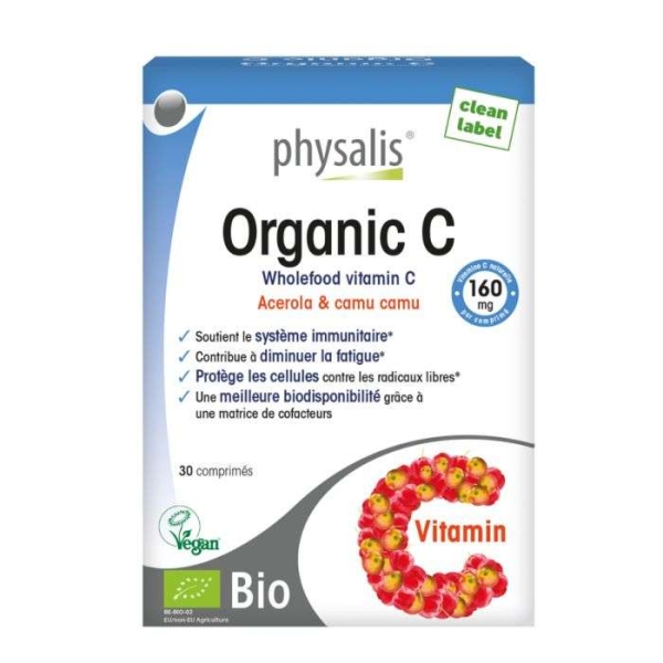 Physalis Organic C - 30 Comprimés