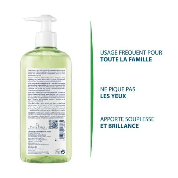 DUCRAY - Shampooing extra doux 400 ml
