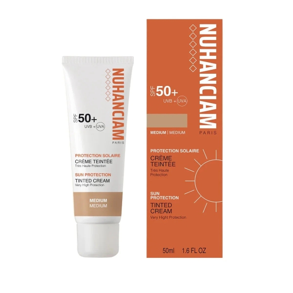 Nuhanciam Crème Solaire SPF 50+ Teinte Medium