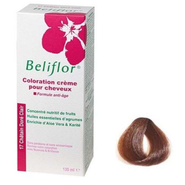 Beliflor Coloration Cheveux N°17 Châtain Doré Clair