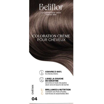 Beliflor Coloration Cheveux N°4 Châtain | LE PARA