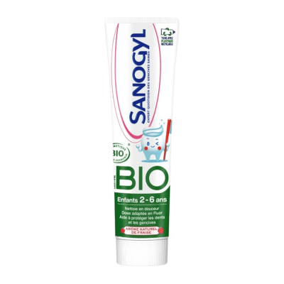 Sanogyl Dentifrice Bio Enfants Fraise 2-6 Ans 50ml | LE PARA