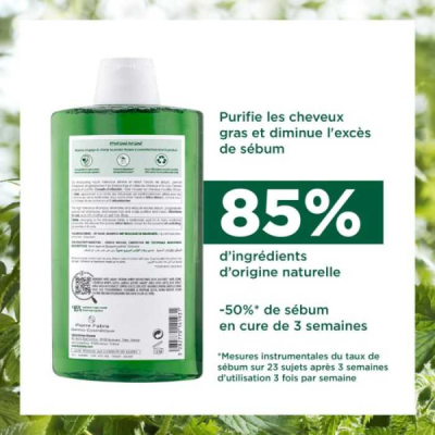 KLORANE - Ortie shampooing seboreducteur 400 ml | LE PARA