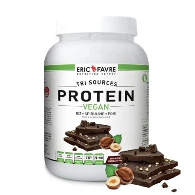 Eric Favre Protéines Vegan Chocolat Noisette 500g
