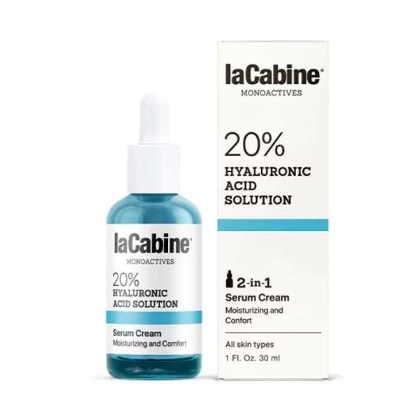 LaCabine Sérum-Crème 2-en-1 Acide Hyaluronique 20% 30ml
