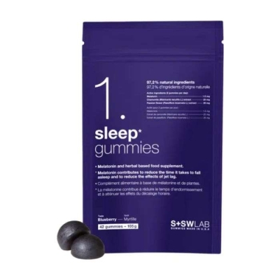 S+SWLAB 1 Sleep Gummies Goût Myrtille | LE PARA