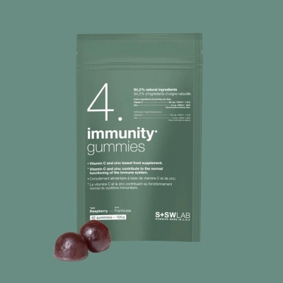 4 Immunity Gummies Framboise - S+SWLAB | LE PARA