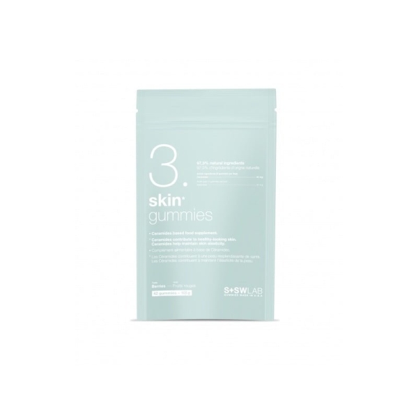 S+SWLAB 3 Skin Beauty Gummies Goût Fruits Rouges
