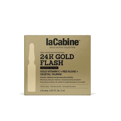 LaCabine 24K Gold Flash Ampoules 10x2ml | LE PARA