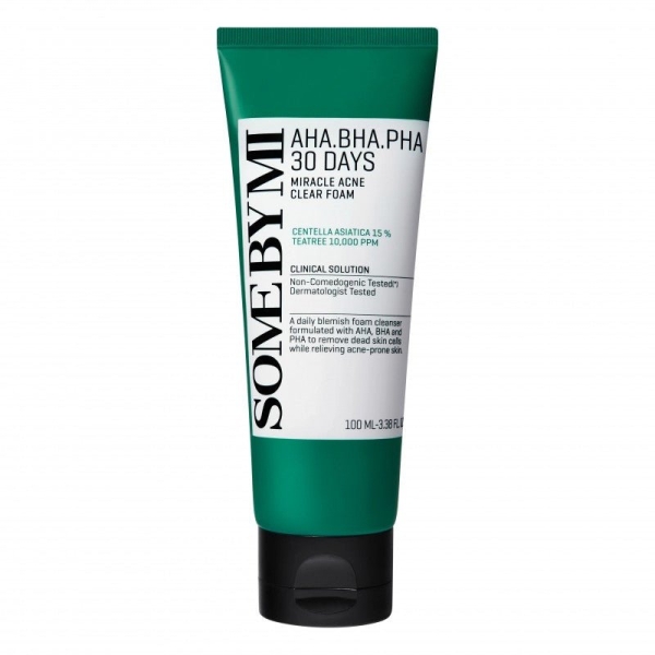 SOME BY MI 30 Days Miracle AHA BHA PHA Acne Clear Foam