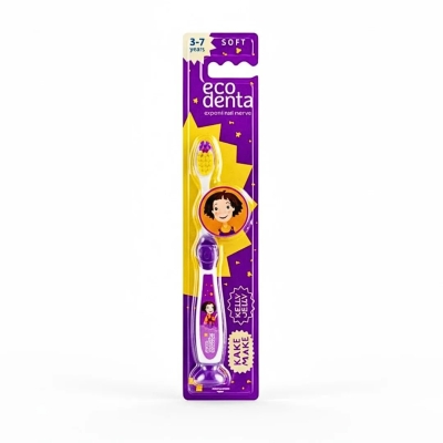 Brosse à Dents Souple Enfants 3-7 Ans - EcoDenta | LE PARA