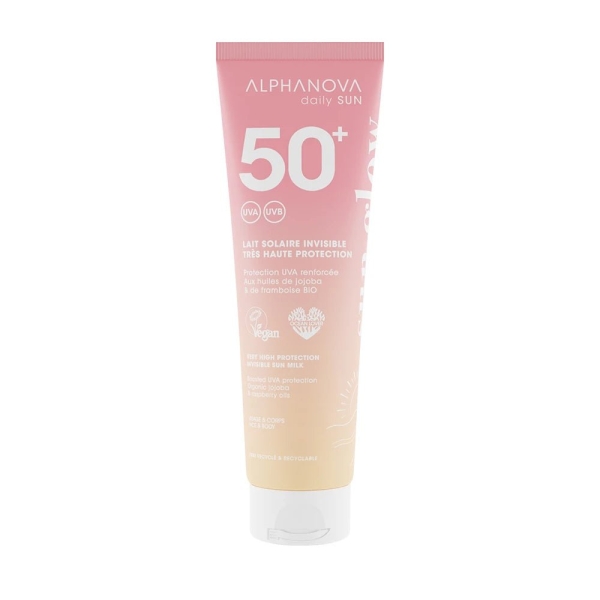 Alphanova Daily Sun Glow Invisible SPF 50+ Lait Solaire
