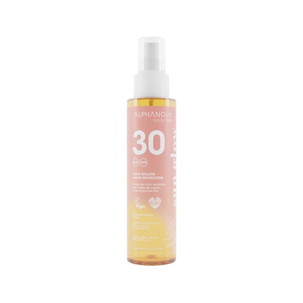 Alphanova Sun Glow Huile Solaire SPF30 125 ml
