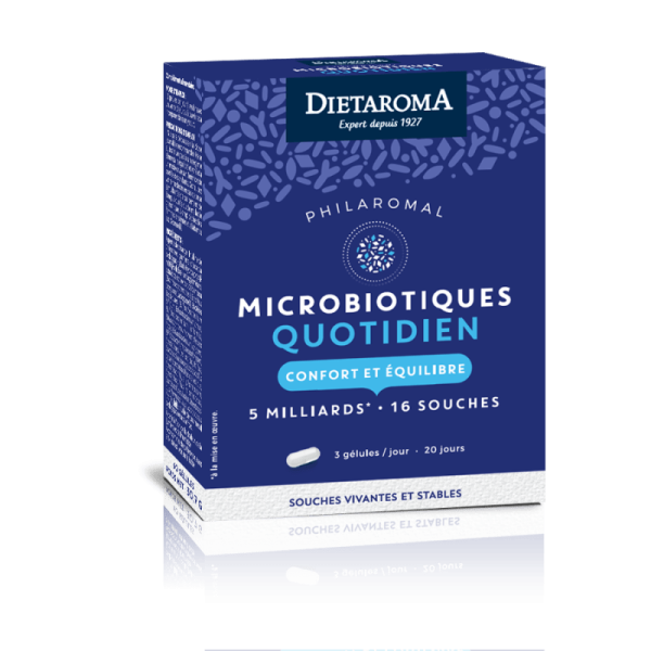 Dietaroma Philaromal Microbiotiques Quotidien – 60 Gélules