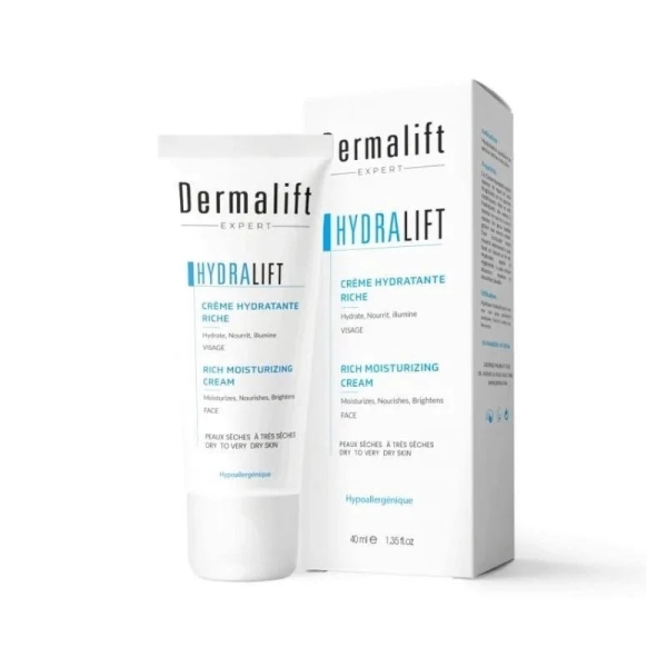 Dermalift HydraLift Crème Hydratante Riche pour Peaux Sèches à Très Sèches - 40ml