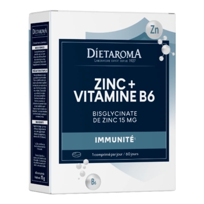 Dietaroma Zinc et Vitamine B6 - 60 Comprimés | LE PARA