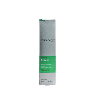 Acnilia Crème Séborégulatrice 40ml - Puriaderm | LE PARA