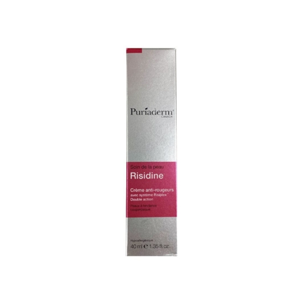 Puriaderm Crème Anti-Rougeurs Risidine 40ml