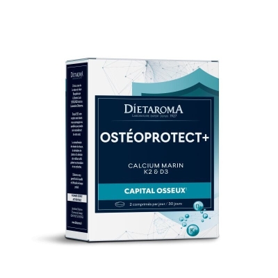 Dietaroma Ostéoprotect+ Calcium Marin K2 D3 60 cp | LE PARA