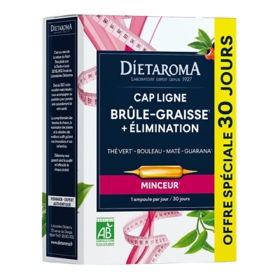 Diétaroma Cap Ligne Brûle-Graisse Bio ampoules