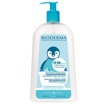 Bioderma ABCDerm Cold-Cream Crème Lavante 1L | LE PARA