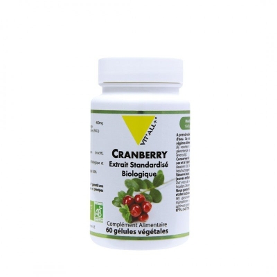 Cranberry Bio 400mg 30 Gélules - Vitall+ | LE PARA