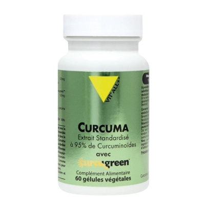 Vitall+ Curcuma Curcugreen 60 Gélules | LE PARA
