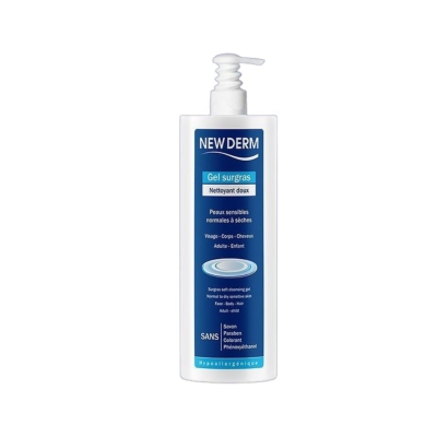 New Derm Gel Nettoyant Surgras Doux 500ml | LE PARA