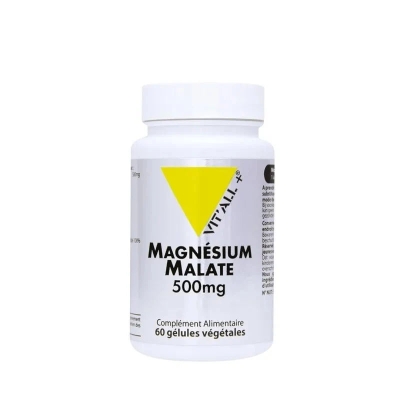 Vitall+ Magnésium Malate 500mg - 60 Gélules