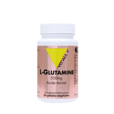 VITALL+ L-Glutamine 500mg - 60 Gélules | LE PARA
