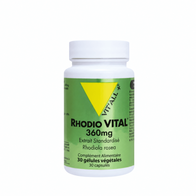 Vitall+ Rhodio Vital 360 mg - 30 Gélules | LE PARA