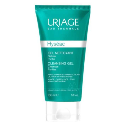 URIAGE - Hyseac gel nettoyant 150ml nettoie purifie assainit