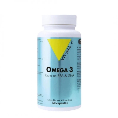 VITALL+ Omega 3 1000mg 60 capsules | LE PARA