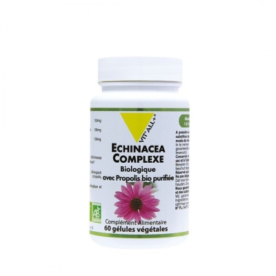 VITALL+ Echinacea Bio et Propolis - 60 Gélules | LE PARA