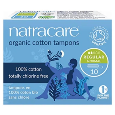 Natracare Tampons Réguliers Sans Applicateur x10