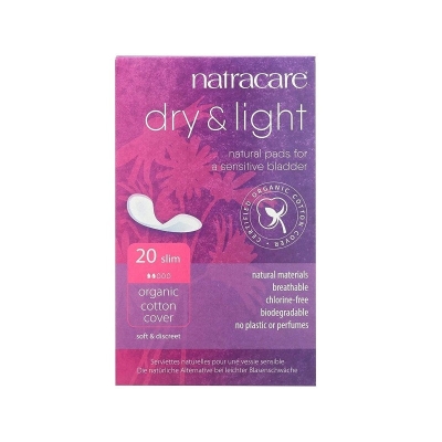 Serviettes Dry & Light Slim 20 unités - Natracare