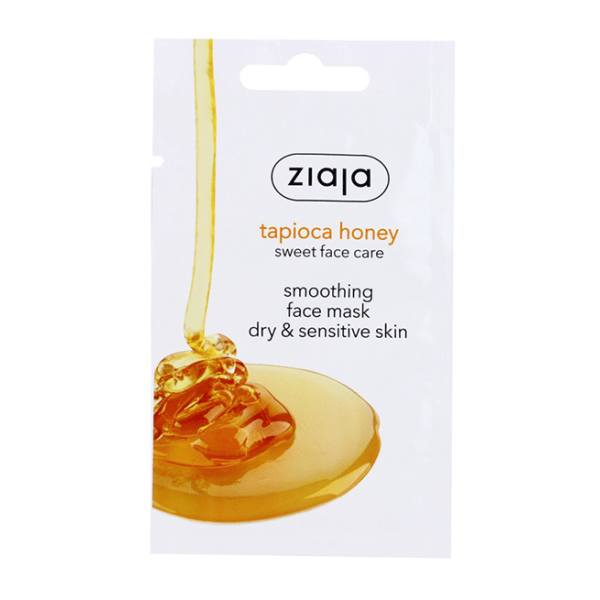 Ziaja Masque Visage au Miel de Tapioca pour Peaux Sèches et Sensibles 7ml
