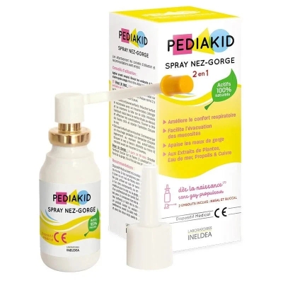 PediaKid Spray Nez-Gorge 2 en 1 - 20 ml | LE PARA