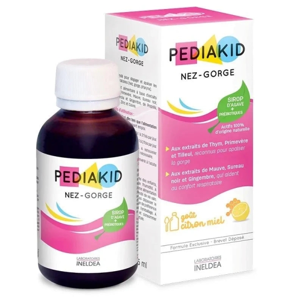 PediaKid Nez-Gorge Sirop Respiratoire 125 ml