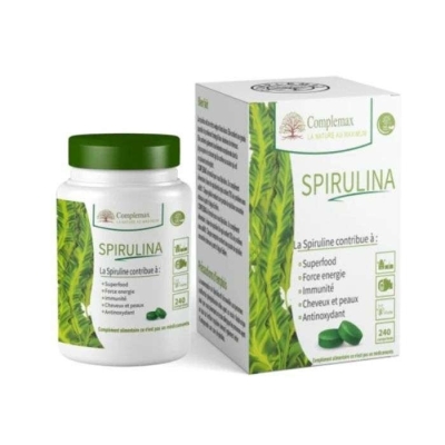Complemax Spiruline - 240 Comprimés | LE PARA